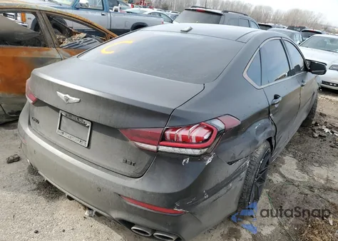 2018 Genesis G80 Sport z USA, uszkodzony, nr VIN KMHGN4JBXJU232327